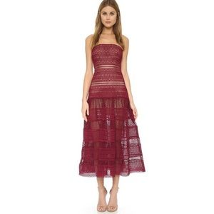 Self-Portrait Sculpted Dress